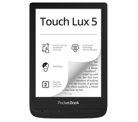 czytnik E-booków Pocketbook Touch Lux 5 (czarny)
