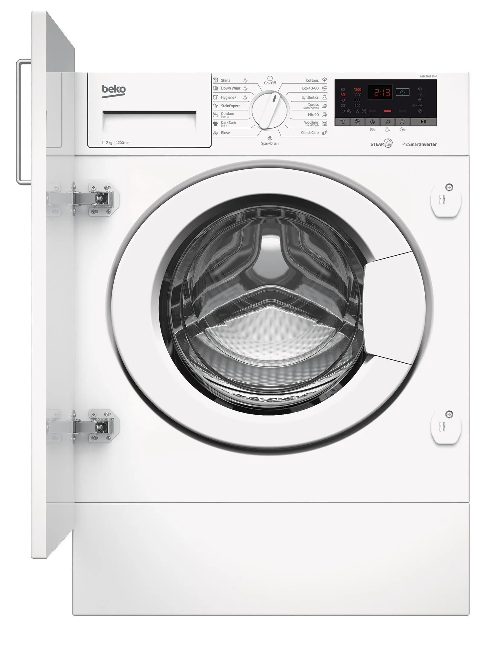 Beko WIT C7612 B0W SteamCure 7kg 1200obr/min