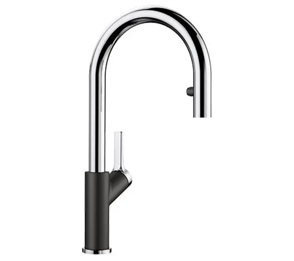 Blanco Carena-S 526172 Chrom/Czarny Chrom/Wygląd silgranitu