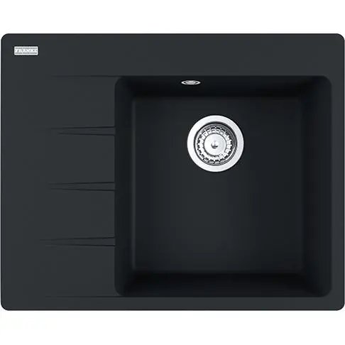 Franke Centro CNG 611-62 TL Komora z prawej strony Granitowy Czarny mat