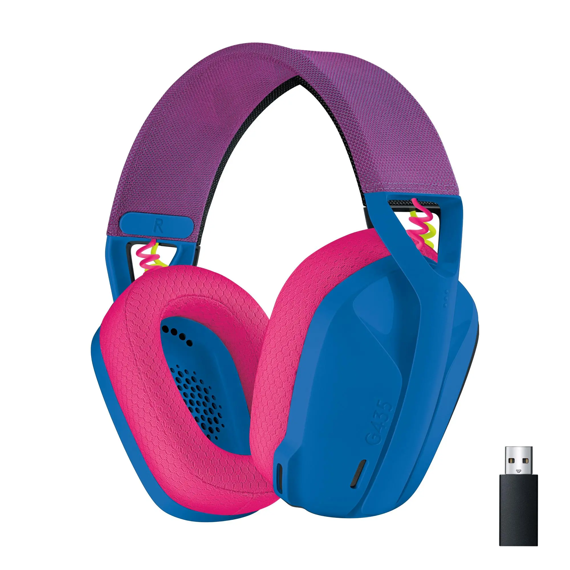 Logitech G435 Lightspeed Nauszne Niebieski