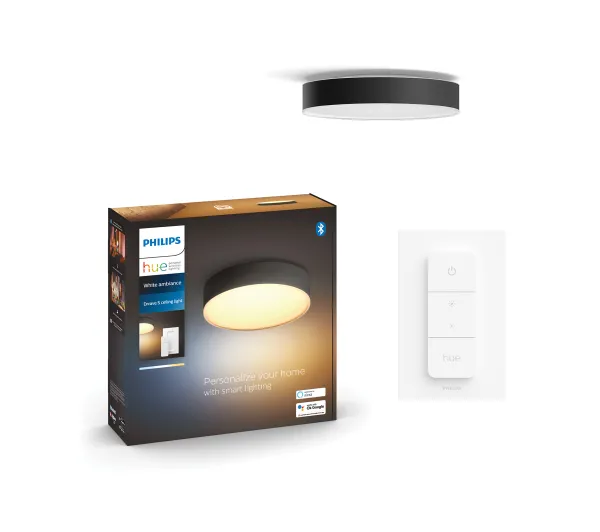 Philips Hue White Ambiance Enrave bardzo duża Czarny