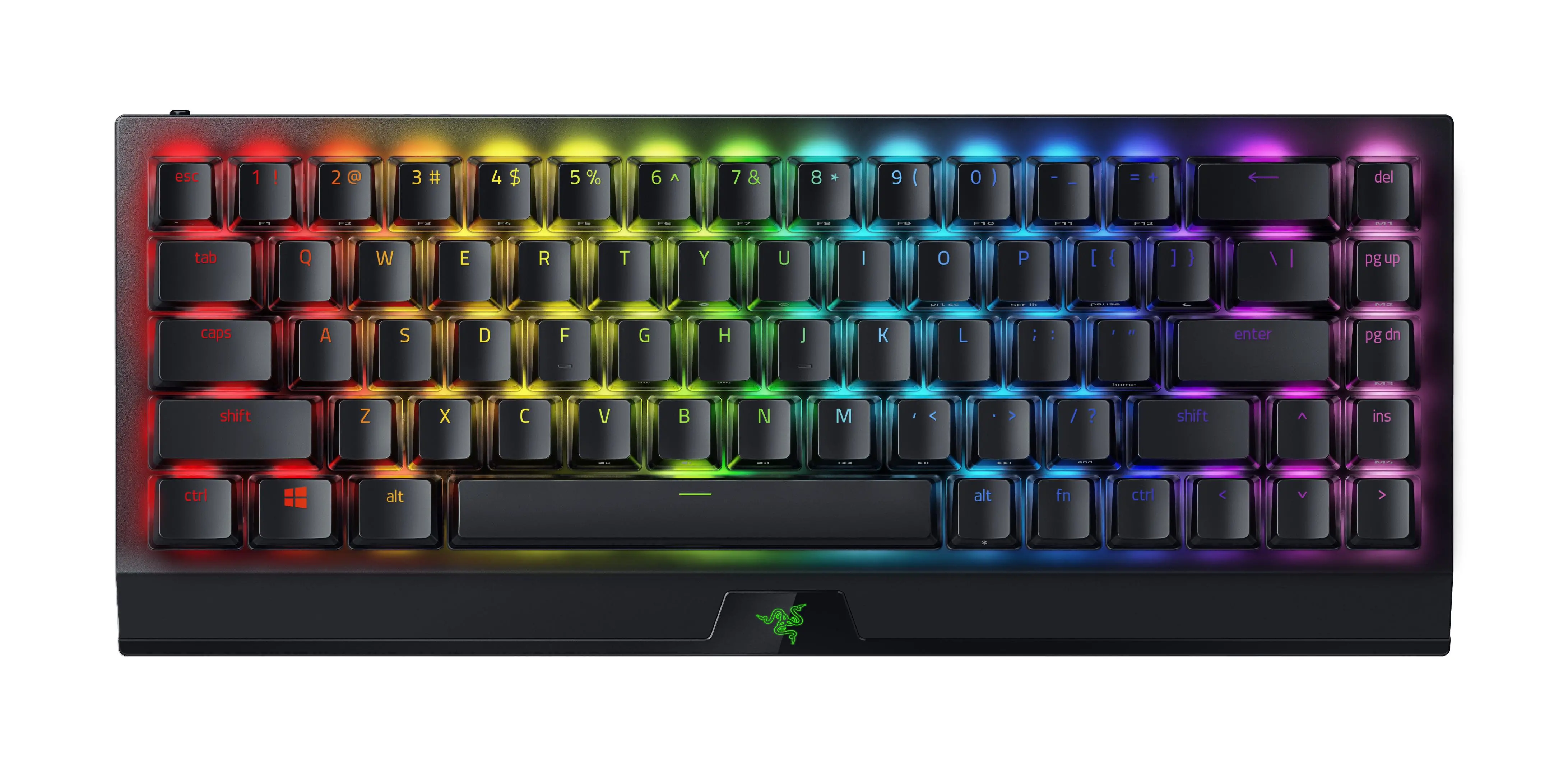 Razer BlackWidow V3 Mini HyperSpeed Phantom Edition Green Switch Czarny