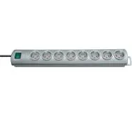 Brennenstuhl Primera-Line 1153394028 8 gniazd 2m Srebrny