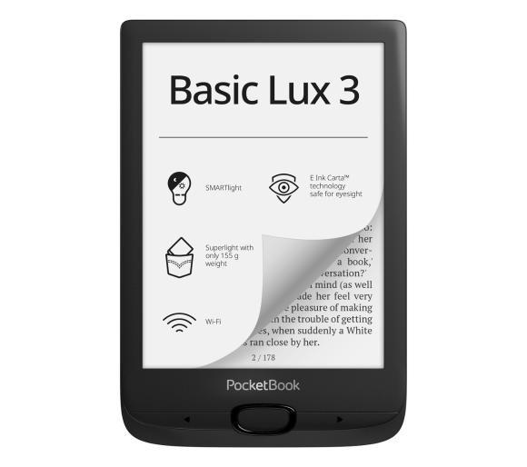 czytnik E-booków Pocketbook 617 Basic Lux 3 (czarny)