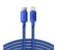 Baseus USB-C do Lightning Crystal 20W PD 2m Niebieski
