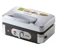 Domo DO9136C 3w1 Gofry Panini Muszle 1000W