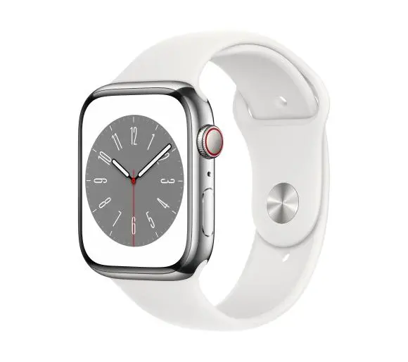 Apple Watch Series 8 GPS + Cellular 45mm koperta ze stali nierdzewnej