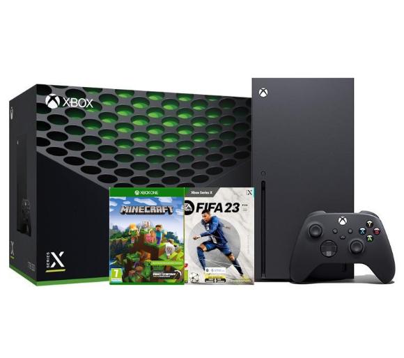 konsola Xbox Series X Xbox Series  X - FIFA 23 - Minecraft Starter Pack