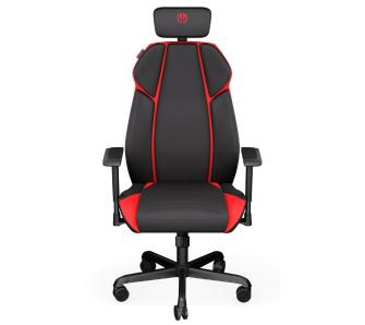fotel gamingowy Endorfy Meta  - gamingowy - czerwony - skóra ECO - tkanina - do 120kg