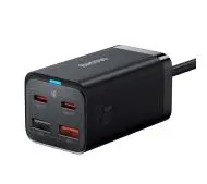 Baseus GaN3 Pro 2x USB-C 2x USB 65W Czarny