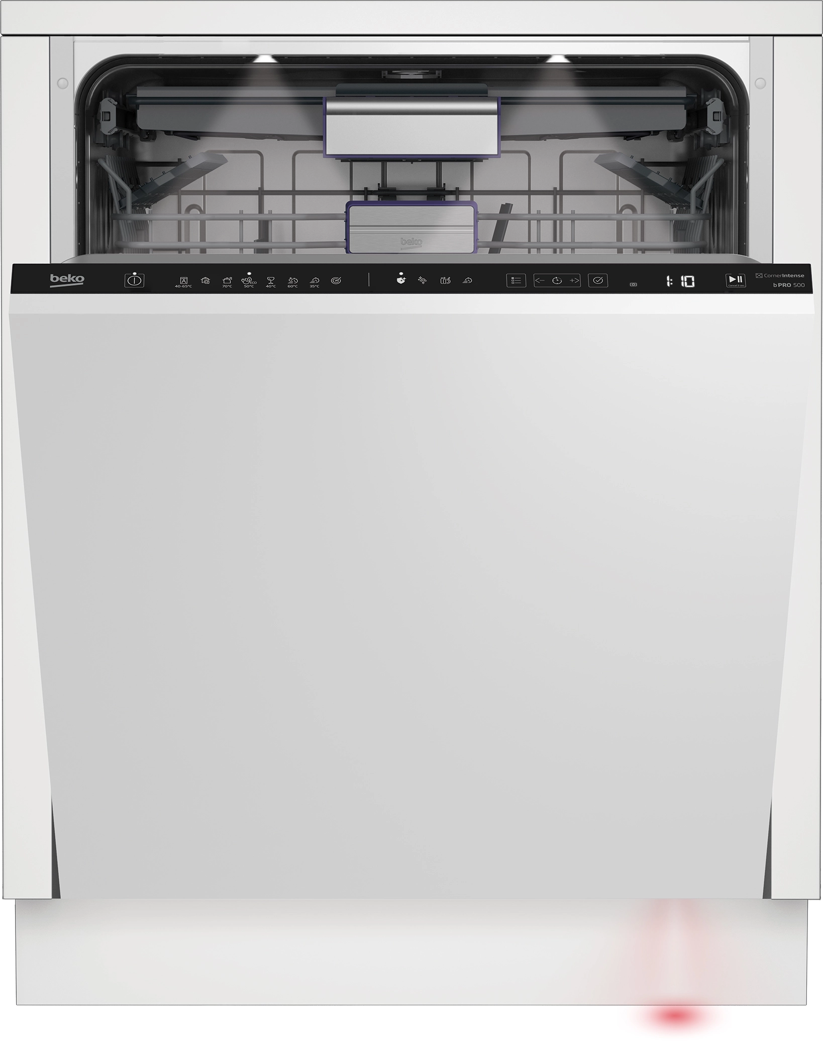 Beko bPro500 BDIN38646D 59,8cm Automatyczne otwieranie drzwi Szuflada na sztućce
