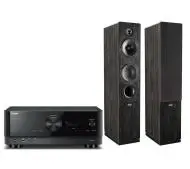 Yamaha MusicCast RX-V6A Czarny, Indiana Line Tesi 561 Czarny