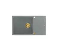 Quadron HCQE58650U5_PVDG1 P2O Evan 136 XL Granitowy Szary/Złoty