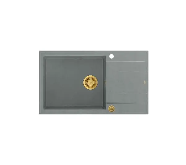Quadron HCQE58650U5_PVDG1 P2O Evan 136 XL Granitowy Szary/Złoty