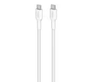 Puro Fabric PUCUSBCUSBCFABK4WHI USB-C do USB-C do 1,2m do Biały