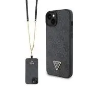Guess Crossbody 4G Metal Logo GUHCP15MP4TDSCPK do iPhone 15 Plus Czarny
