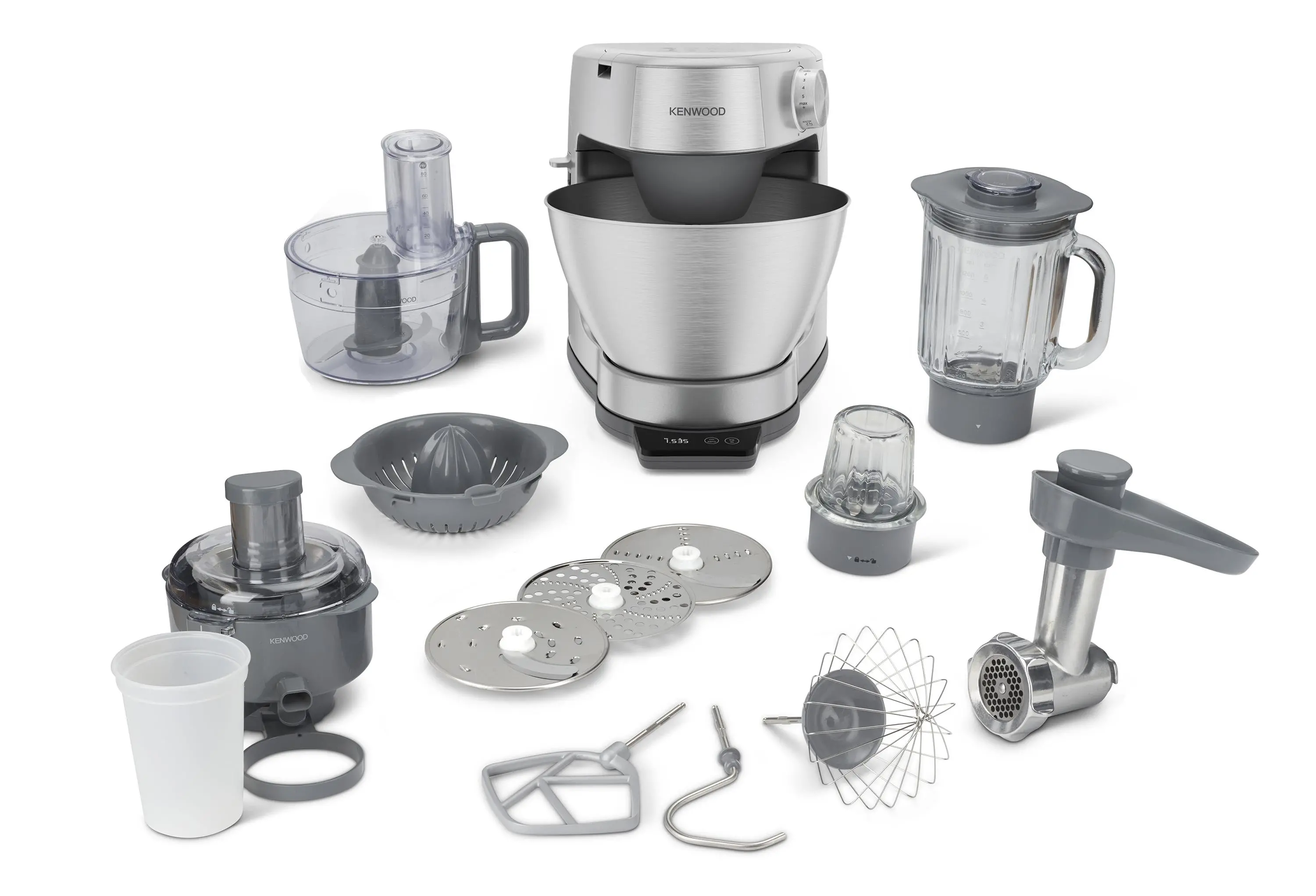 Kenwood Prospero+ KHC29A.X0SI 1000W Maszynka do mielenia Wyciskarka do cytrusów Rozdrabniacz Młynek Blender kielichowy