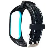 Beline do Mi Band 3/4 Sport Czarno-niebieski