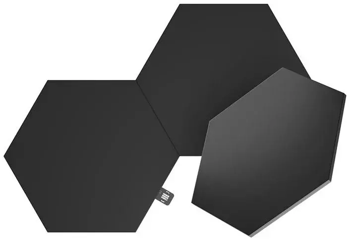 Nanoleaf Shapes Black Hexagons Expansion Pack 3szt