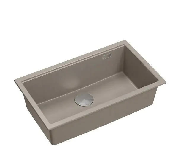 Quadron LOGAN 110 HQD7644U4_BS_I Granitowy Soft taupe/Stal szlachetna