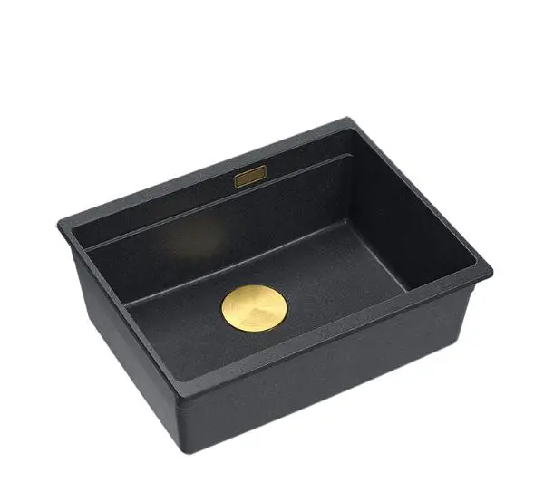 Quadron LOGAN 100 HQJ6045U8_PVDG1_U Granitowy Black diamond/Złoty