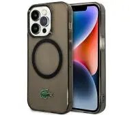 Lacoste Transparent MagSafe do iPhone 14 Pro Czarny
