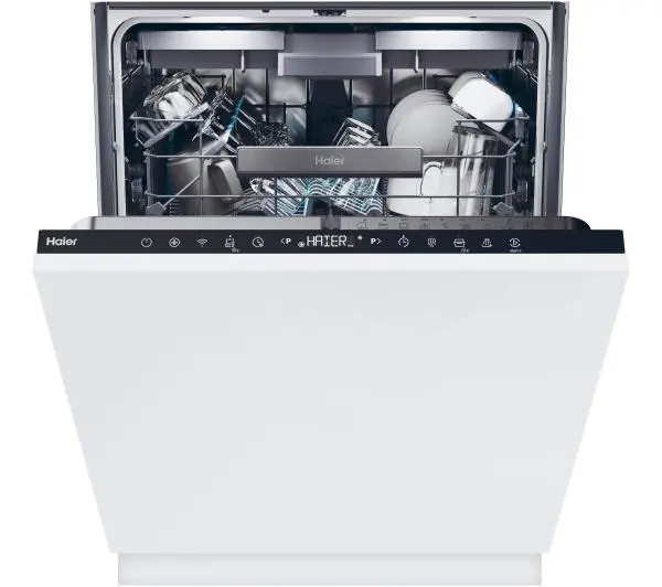 Haier Washlens Plus SXI 6B0S3FSBV 59,7cm Automatyczne otwieranie drzwi Szuflada na sztućce Zdalne sterowanie