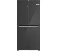 Bosch Serie 4 KMC85LEEA Pełny No Frost 189,5cm Komora świeżości Szare szkło