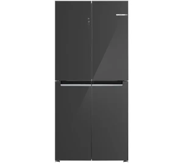 Bosch Serie 4 KMC85LEEA Pełny No Frost 189,5cm Komora świeżości Szare szkło