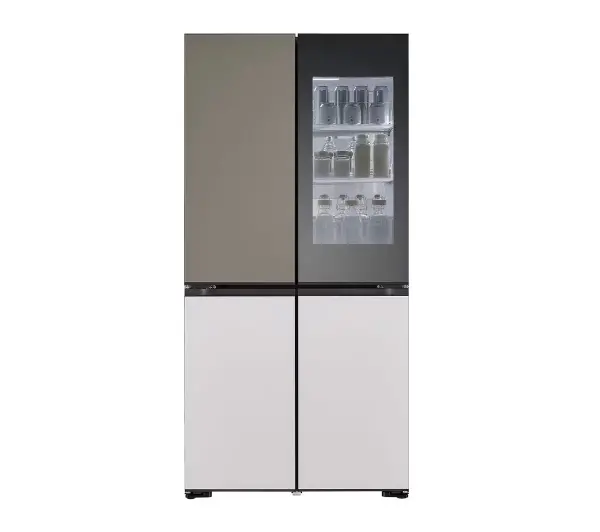 LG MoodUP InstaView GMV960NNME Pełny No Frost 186,5cm Zdalne sterowanie Zmienny kolor frontu