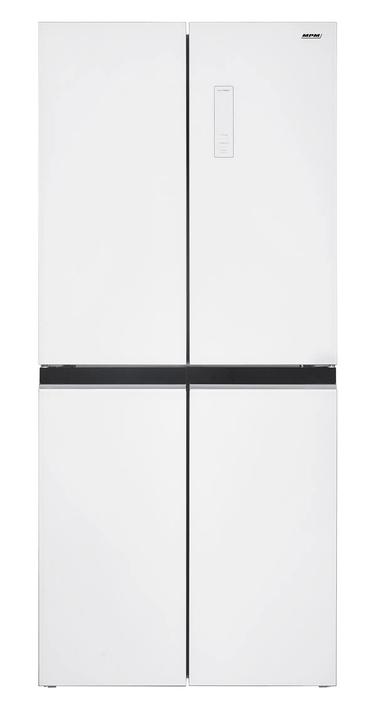MPM 434-SBF-08 Pełny No Frost 180cm Komora świeżości Białe szkło