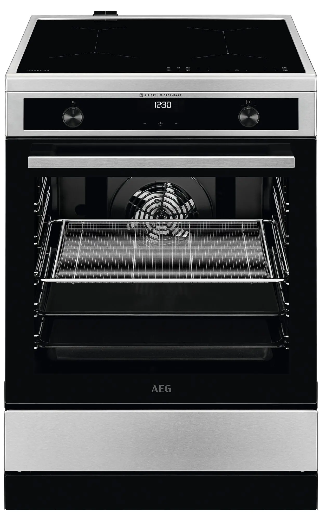 AEG-Electrolux 6000 CIB6643BBM Piekarnik z funkcją pary Termoobieg AirFry