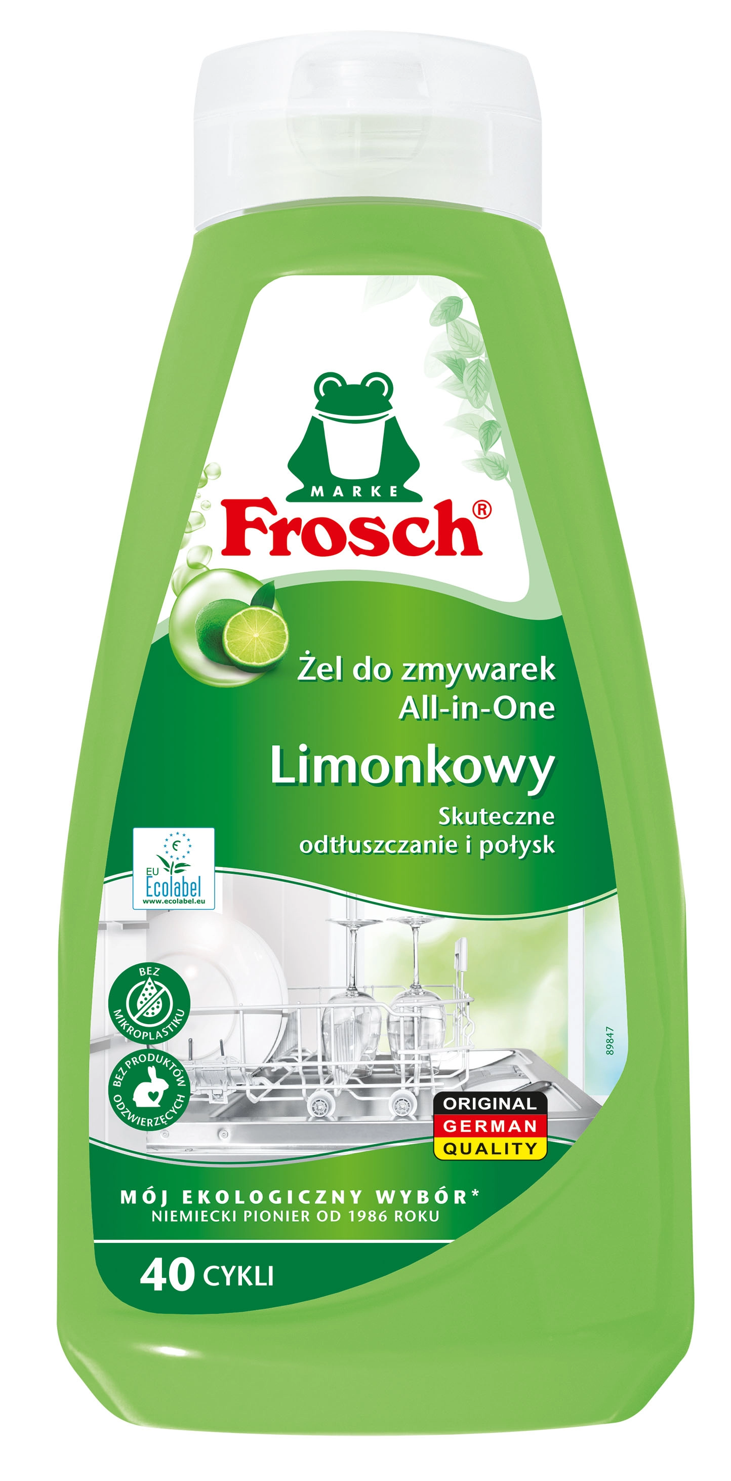 Frosch limonkowy 40 cykli 650ml