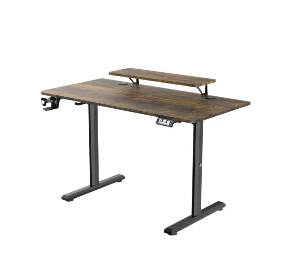 Ultradesk HIGHLANDER 120cm Regulacja wysokości Brązowy