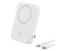 Belkin BPD008BTWH BoostCharge Pro Magnetic 10000mAh,15W Qi2, MagSafe Biały