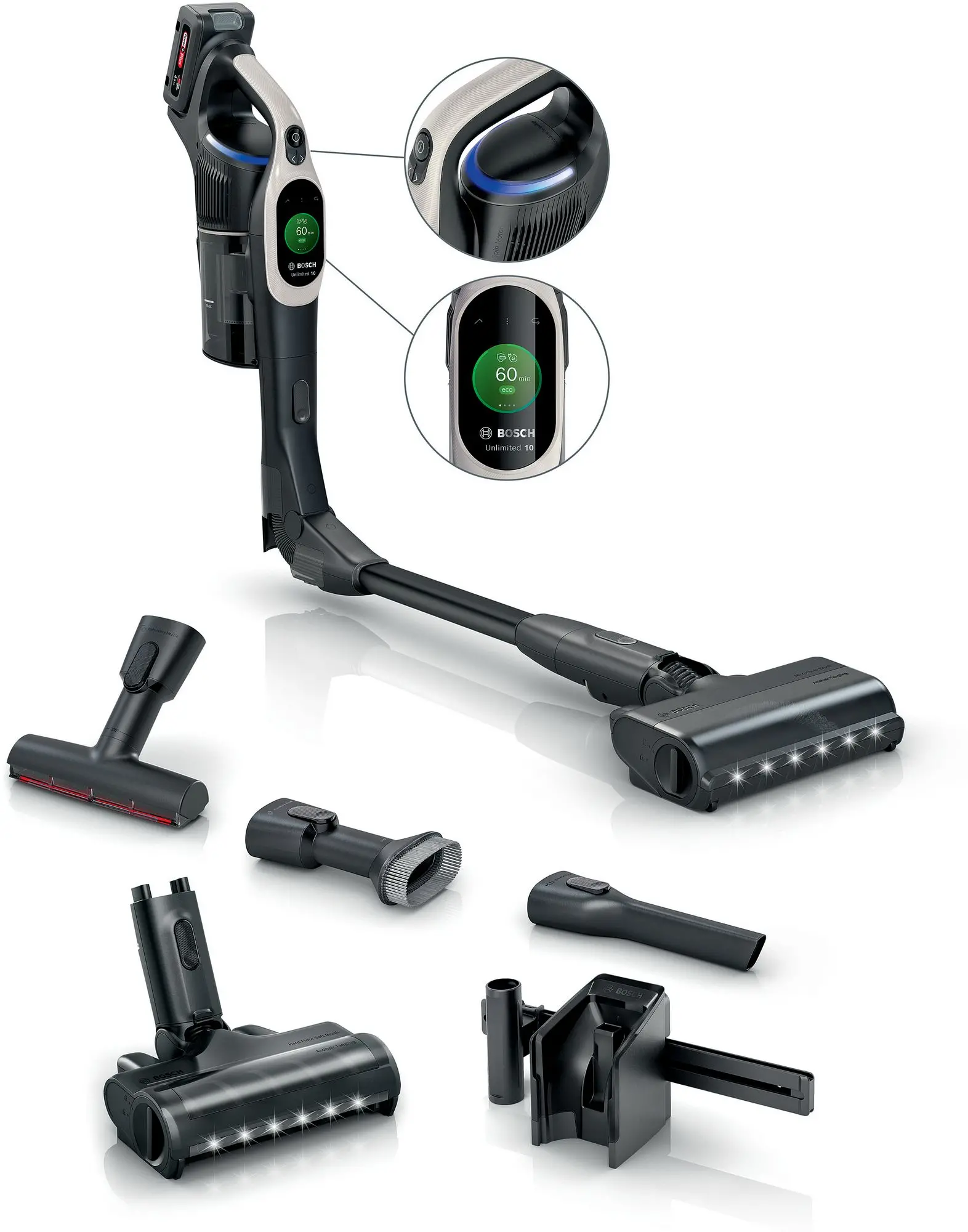 Bosch Unlimited 10 BSS1041GHF 80min Wymienny akumulator