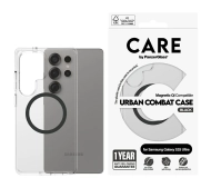 PanzerGlass Flagship Urban Combat Black QI do Galaxy S25 Ultra Przezroczysty