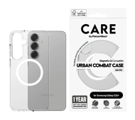 PanzerGlass Flagship Urban Combat White QI do Galaxy S25 Plus Przezroczysty