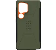 UAG Civilian Case do Galaxy S25 Ultra Zielono-pomarańczowy
