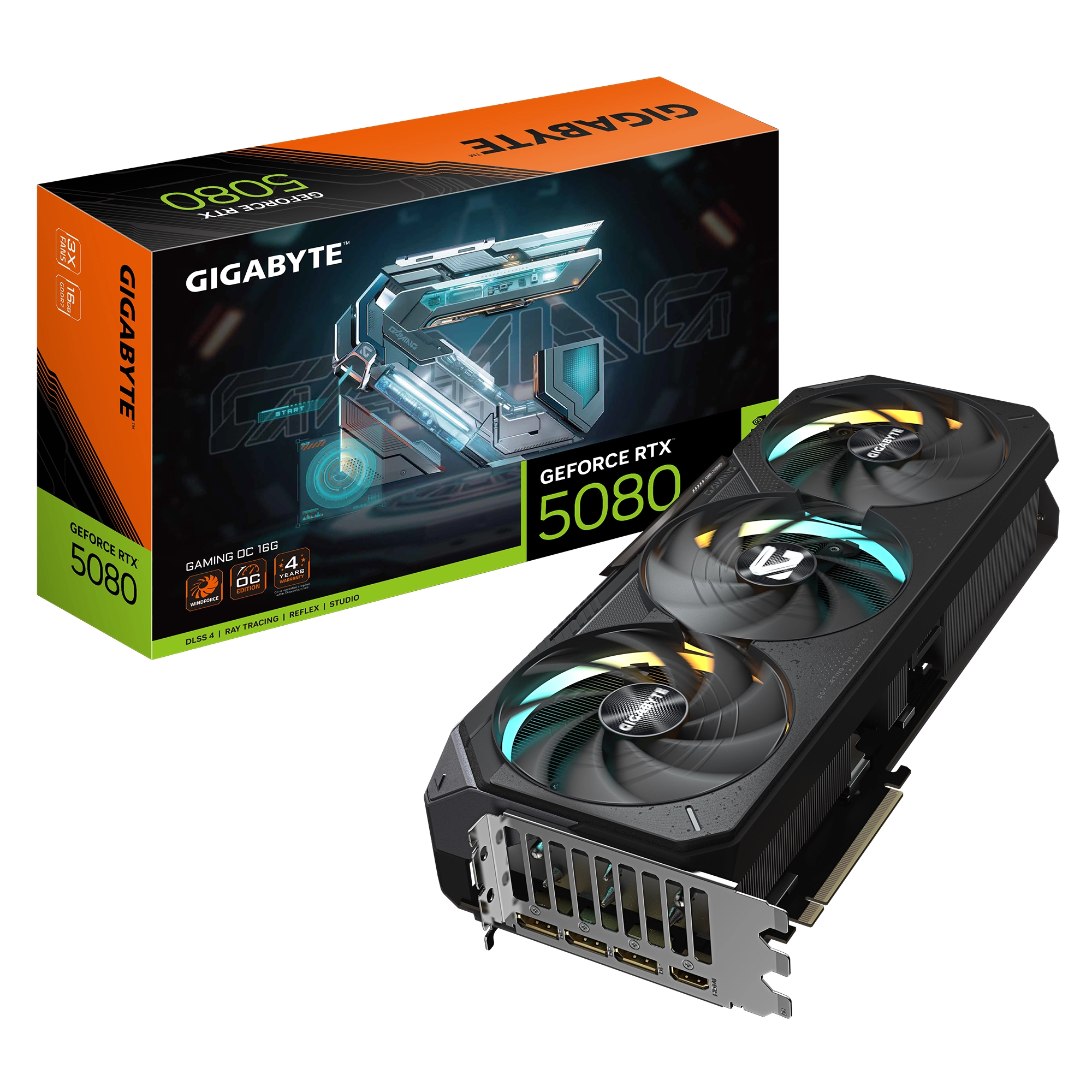 Gigabyte GeForce RTX 5080 Gaming OC 16GB GDDR7 256bit DLSS 4