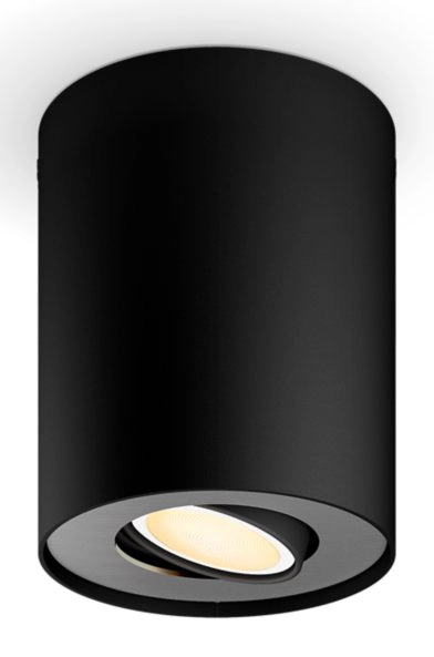 Philips Hue White Ambiance Pillar Czarny