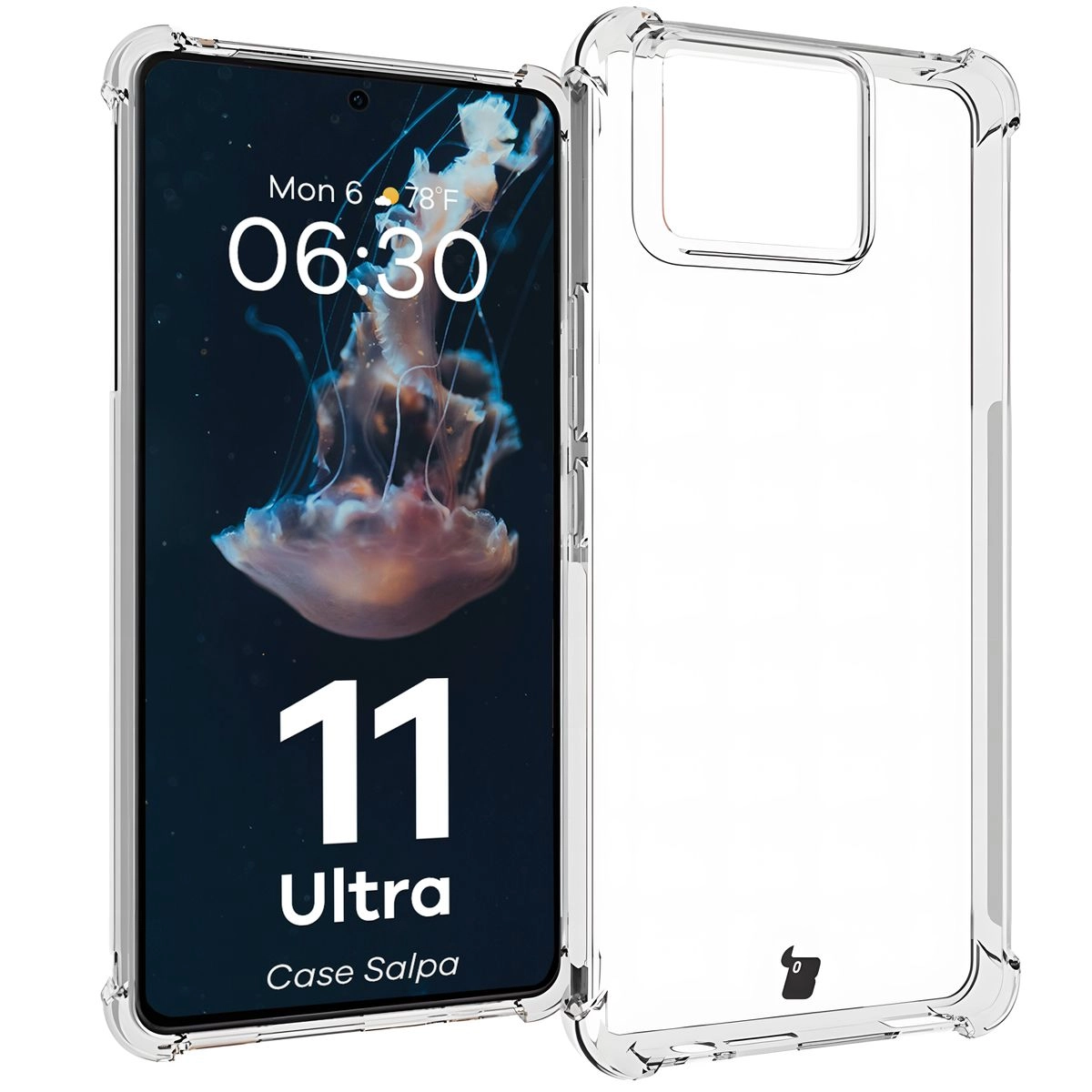 Bizon Elastyczne Salpa do Asus Zenfone 11 Ultra Przezroczysty