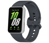 Bizon Strap Watch Silicone do Galaxy Fit 3 Szary