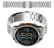 Bizon ze stali nierdzewnej Aura QuickFit 22mm Srebrny