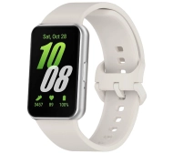 Bizon Strap Watch Silicone do Galaxy Fit 3 Jasno-szary