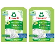 Frosch All in 1 limonkowe zestaw 2 x 50szt.