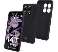Bizon Silikonowe Soft do Xiaomi 14T Pro Czarny
