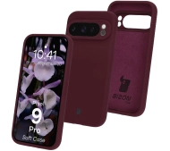 Bizon Silikonowe Soft do Google Pixel 9 Pro Ciemno-fioletowy