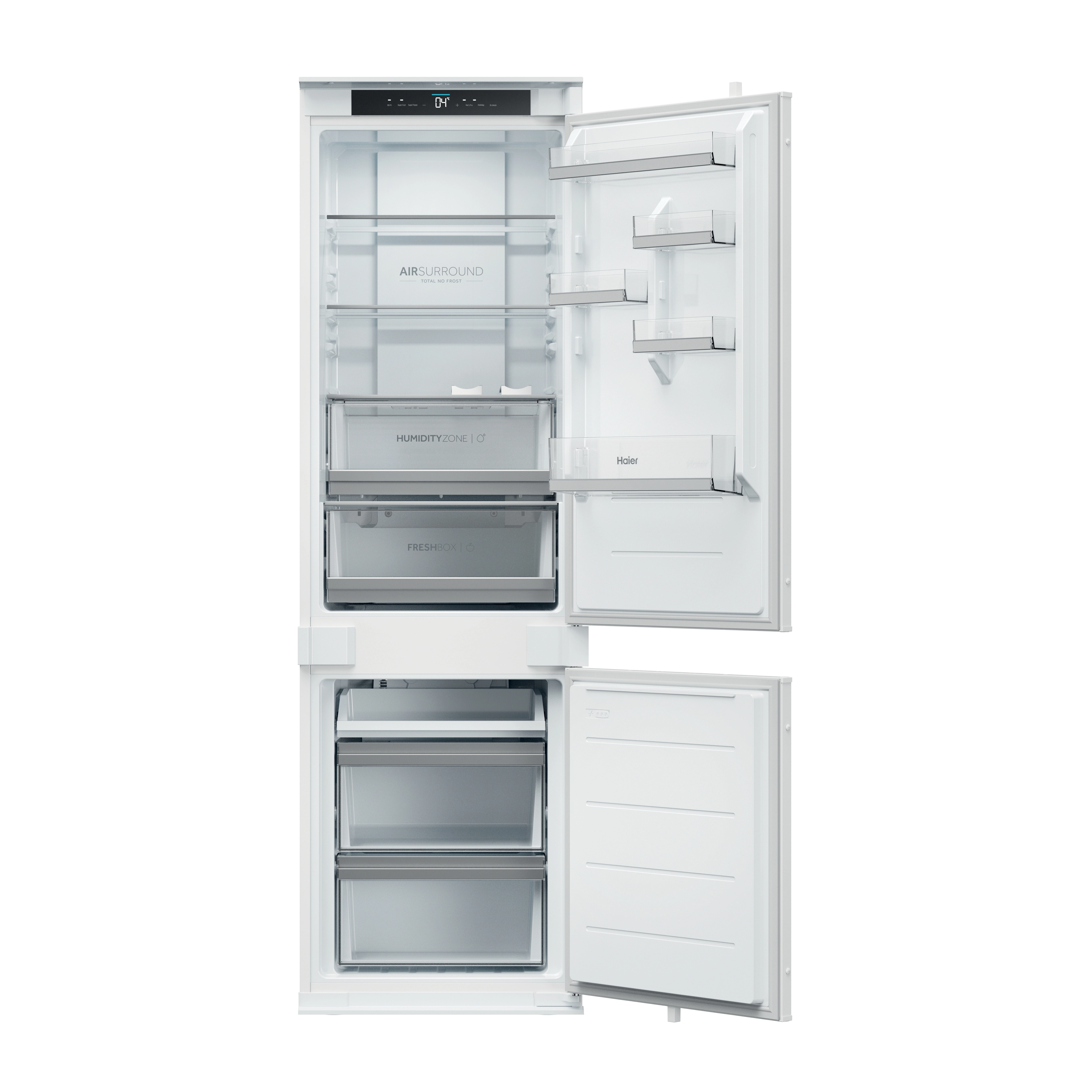 Haier EHBQW5518E Pełny No Frost 172,2cm Komora świeżości Szuflada z kontrolą wilgotności